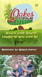 Mobile Screenshot of oakesfarm.com